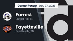 Recap: Forrest  vs. Fayetteville  2023