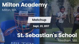 Matchup: Milton Academy High vs. St. Sebastian's School 2017