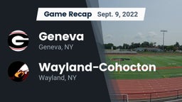 Recap: Geneva  vs. Wayland-Cohocton  2022