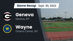 Recap: Geneva  vs. Wayne  2022