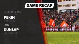 Recap: Pekin  vs. Dunlap  2016