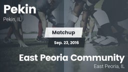 Matchup: Pekin vs. East Peoria Community  2016