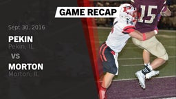 Recap: Pekin  vs. Morton  2016