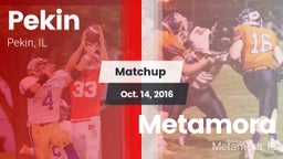 Matchup: Pekin vs. Metamora  2016