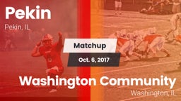 Matchup: Pekin vs. Washington Community  2017