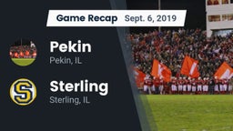 Recap: Pekin  vs. Sterling  2019