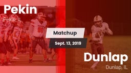 Matchup: Pekin vs. Dunlap  2019