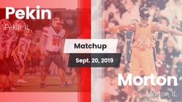 Matchup: Pekin vs. Morton  2019