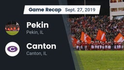 Recap: Pekin  vs. Canton  2019
