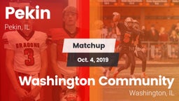 Matchup: Pekin vs. Washington Community  2019