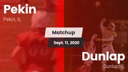 Matchup: Pekin vs. Dunlap  2020