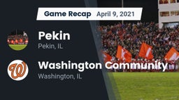 Recap: Pekin  vs. Washington Community  2021