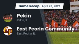 Recap: Pekin  vs. East Peoria Community  2021