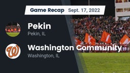 Recap: Pekin  vs. Washington Community  2022