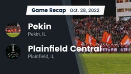 Recap: Pekin  vs. Plainfield Central  2022