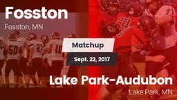 Matchup: Fosston vs. Lake Park-Audubon  2017