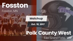 Matchup: Fosston vs. Polk County West  2017