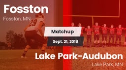 Matchup: Fosston vs. Lake Park-Audubon  2018