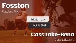 Matchup: Fosston vs. Cass Lake-Bena  2018
