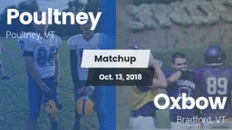 Matchup: Poultney vs. Oxbow  2018
