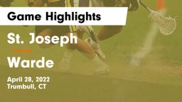 St. Joseph  vs Warde  Game Highlights - April 28, 2022