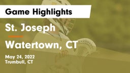 St. Joseph  vs Watertown, CT Game Highlights - May 24, 2022
