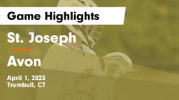 St. Joseph  vs Avon  Game Highlights - April 1, 2023