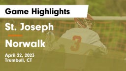St. Joseph  vs Norwalk  Game Highlights - April 22, 2023