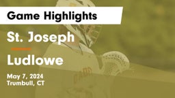 St. Joseph  vs Ludlowe  Game Highlights - May 7, 2024