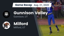 Recap: Gunnison Valley  vs. Milford  2020