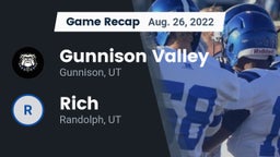 Recap: Gunnison Valley  vs. Rich  2022