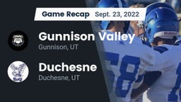 Recap: Gunnison Valley  vs. Duchesne  2022