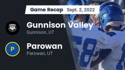 Recap: Gunnison Valley  vs. Parowan  2022