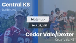 Matchup: Central HS vs. Cedar Vale/Dexter  2017