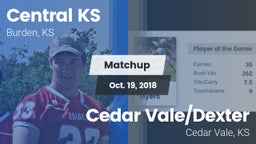 Matchup: Central HS vs. Cedar Vale/Dexter  2018