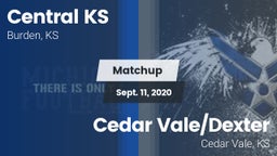 Matchup: Central HS vs. Cedar Vale/Dexter  2020