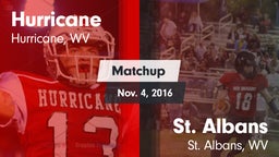 Matchup: Hurricane vs. St. Albans  2016