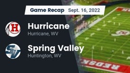 Recap: Hurricane  vs. Spring Valley  2022