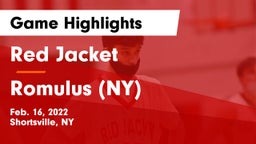 Red Jacket  vs Romulus  (NY) Game Highlights - Feb. 16, 2022