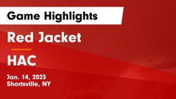 Red Jacket  vs HAC Game Highlights - Jan. 14, 2023