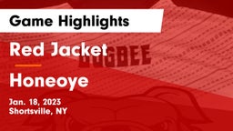 Red Jacket  vs Honeoye  Game Highlights - Jan. 18, 2023