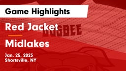 Red Jacket  vs Midlakes  Game Highlights - Jan. 25, 2023
