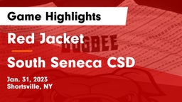 Red Jacket  vs South Seneca CSD Game Highlights - Jan. 31, 2023