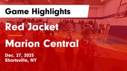 Red Jacket  vs Marion Central Game Highlights - Dec. 27, 2023