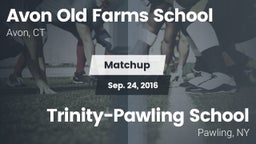 Matchup: Avon Old Farms vs. Trinity-Pawling School 2016