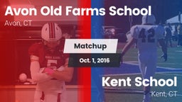 Matchup: Avon Old Farms vs. Kent School  2016