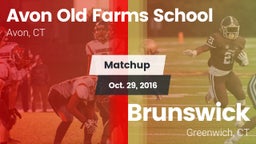 Matchup: Avon Old Farms vs. Brunswick  2016