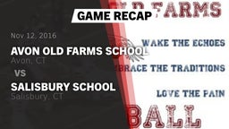 Recap: Avon Old Farms School vs. Salisbury School  2016