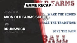 Recap: Avon Old Farms School vs. Brunswick  2016