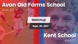 Matchup: Avon Old Farms vs. Kent School  2017